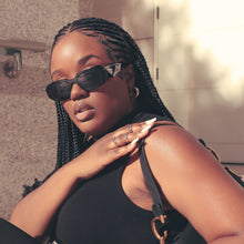 Load image into Gallery viewer, brown lip liner with gloss on black girl